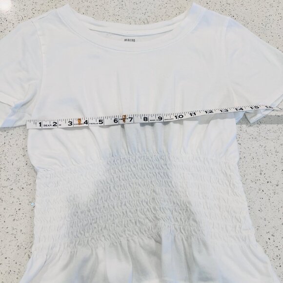 Maeve by Anthropologie White cotton Top, - Picture 3 of 6